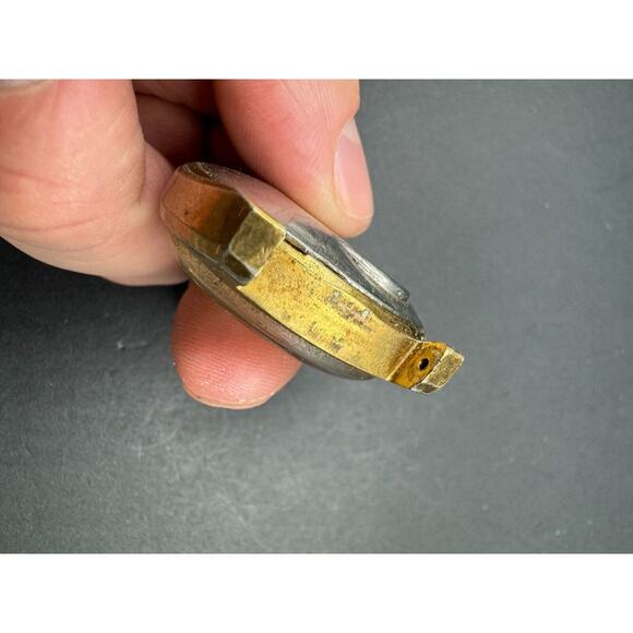 Vintage Timex Electronic Water Resistant Watch Men\'s Gold Tone Day Date No Band